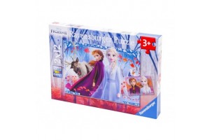 Ravensburger Jégvarázs 2 - Testvérek 2x12 puzzle (Anna és Elza)