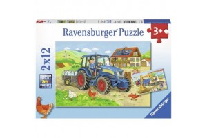 Ravensburger Dolgos mindennapok 2x12 db puzzle
