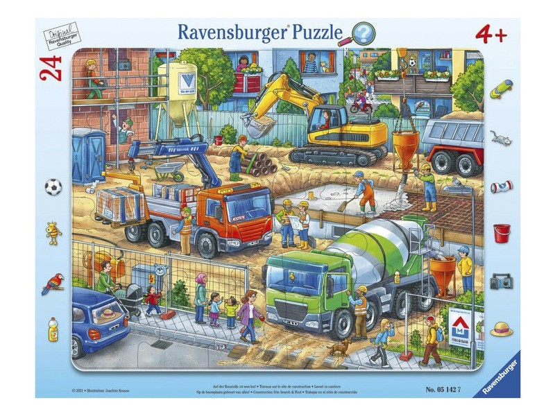 Puzzle 24 db - Építkezés (05142)