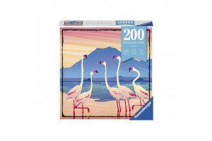 Ravensburger Puzzle 200 db - Tanzánia (flamingók)
