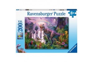 Ravensburger Dínóland 200 db puzzle – dinoszaurusz jelenet