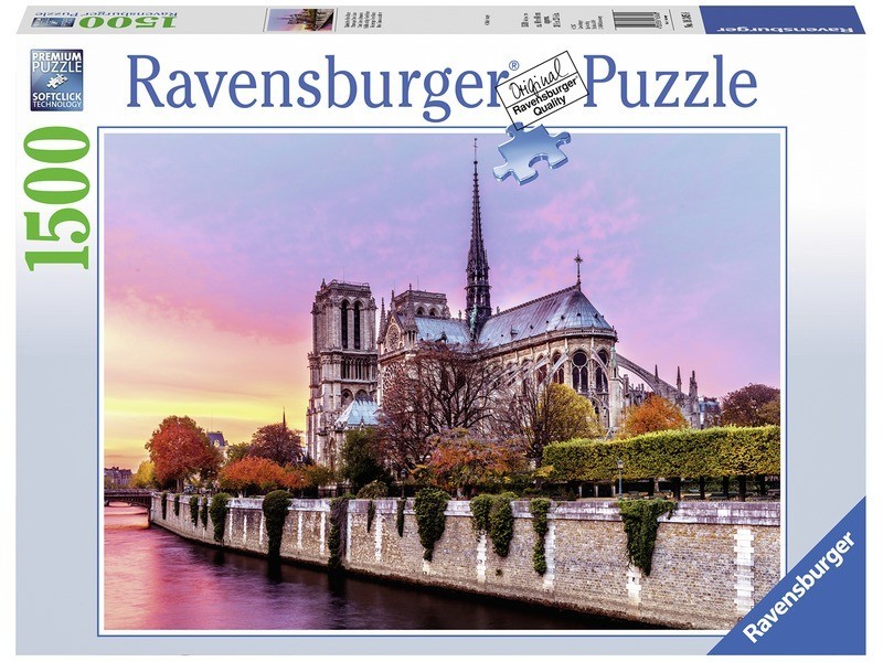 Ravensburger Notre-Dame 1500 darabos puzzle - doboz