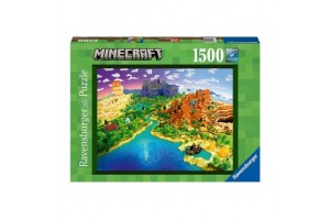 Puzzle 1500 db - A Minecraft világa (17189)