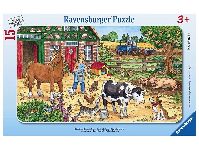 Tanyasi élet - 15 darabos puzzle kép