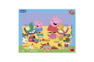 Dino Puzzle 12 db - Peppa és Zsoli