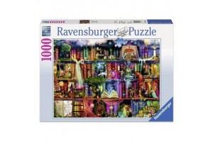 Ravensburger 1000 db — Tündérek könyvespolca