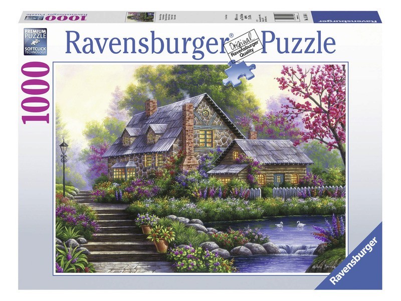 Ravensburger 1000 db puzzle - Romantikus kis ház