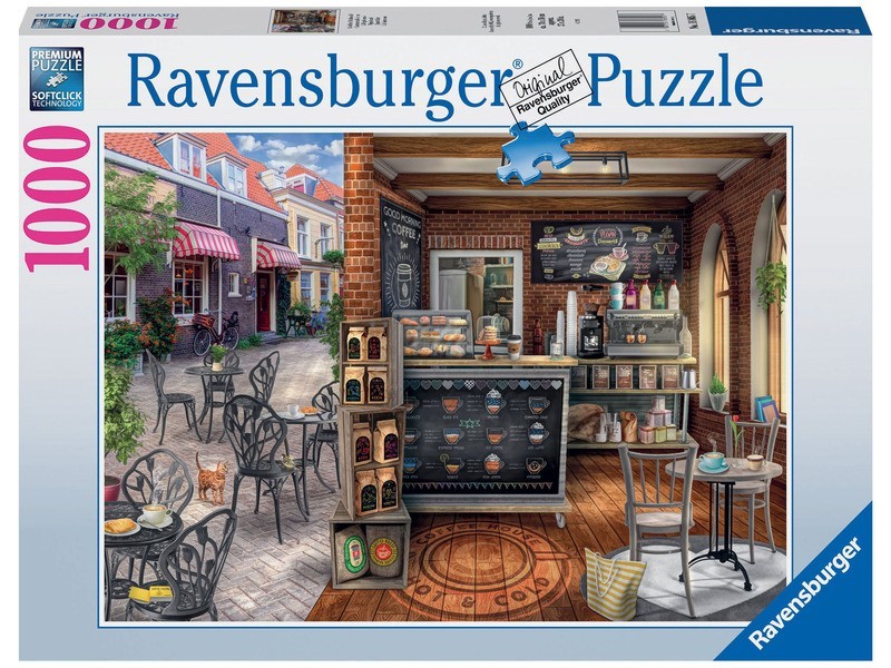 Puzzle 1000 db - Quaint Café részlet