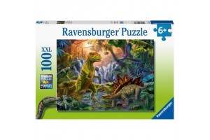 Dínó oázis 100 db puzzle — dinoszaurusz kép