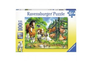 Ravensburger Állati buli - 100 db XXL puzzle