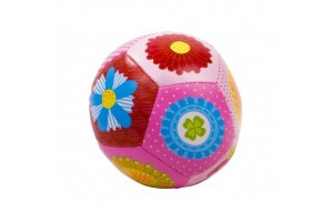 Puha szivacslabda 14 cm, többféle mintával