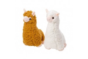 Plüss láma 27 cm – puha, göndör