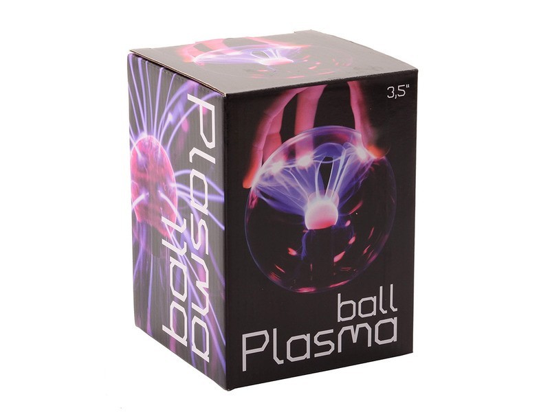 Plazma lámpa 9 cm – plazmagömb asztali dekoráció