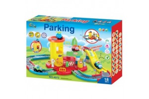Parkolóházas játék szett 619900125 – többszintes autópálya