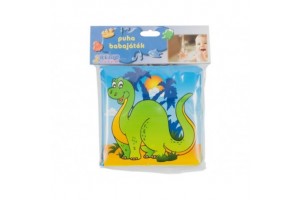 Dínó pancsolókönyv bébijáték – vízálló fürdőkönyv