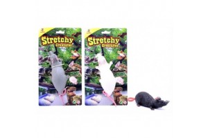 Nyújtható patkány 16 cm – gumijáték, többféle
