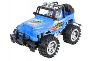 Műanyag lendkerekes terepjáró 27 cm, többféle