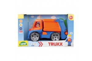 Műanyag kukás autó, 28 cm (04416)