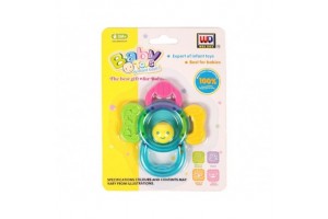 Rágókás műanyag csörgő - bébijáték