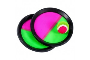 Mini Catch Ball szett korong és tépőzáras labda 15x15 cm