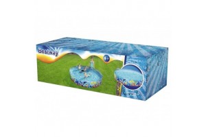 Bestway tenger mintás merevfalú medence 2,44 m