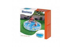 Bestway átlátszó gyűrűs medence 183 x 33 cm