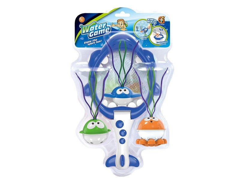 Medencejáték: halacskák a hálóban