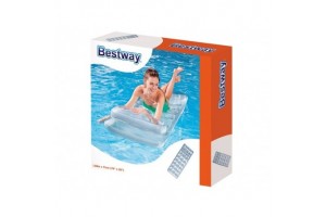 Bestway 43024 átlátszó poharas matrac 188x71 cm