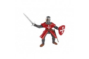 Papo máltai lovag 39926 - piros ruhás figura