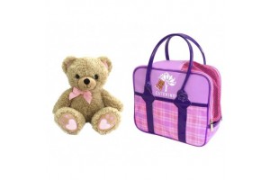 Maci táskában - cipzáras hordozó, hálós ablak