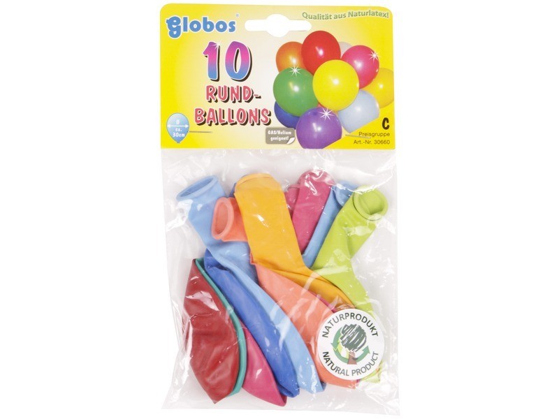 Vegyes lufi 10 db - 30 cm