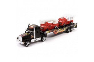Tűzoltóautó szállító kamion 43 cm