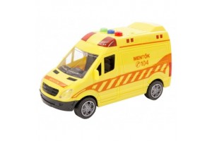 Lendkerekes magyar mentőautó hanggal és fénnyel