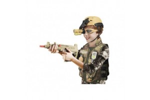 Légiós jelmez: mellény és 10 kiegészítő, éjjellátó szemüveg