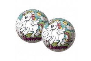 Unikornis szivárványos labda 23 cm