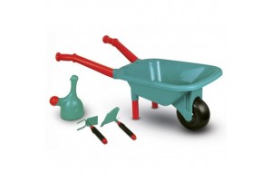 Kiskertész 4 darabos kerti készlet talicskával