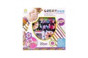 Készíts saját karkötőt szett – fonalak és gyöngyök