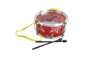 Játék dob 21 cm - piros vagy kék