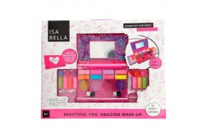 Isabella 24 színes smink paletta tükörrel