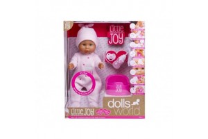 Interaktív 46 cm alvós szemű baba