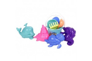 Homokozó 9 darabos készlet hálóban