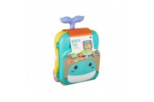 Homokozó és kádjáték szett húzható bőröndben