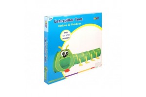 Hernyó alagút 240 cm — zöld kukac sátorral