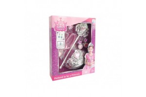 Hercegnő ékszer szett – nyaklánc, karkötő, fülbevaló