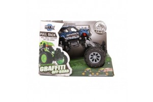 Graffiti Off-Road terepjáró 15 cm - mintás