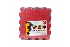 Színes 10 darabos habszivacs puzzle szőnyeg