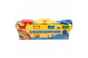 Gyurmaszett 4 színű – piros, sárga, zöld, kék