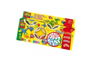 SES gyurma 8 tégelyes készlet formákkal - 760 g