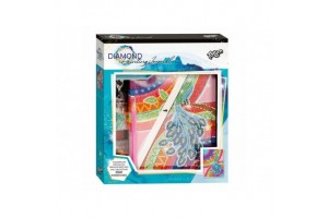 Totum gyémántfestés készlet – Páva mintás jegyzetfüzet