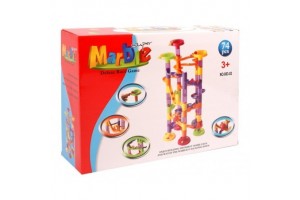 Marble 74 darabos műanyag golyópálya - pálya és golyók